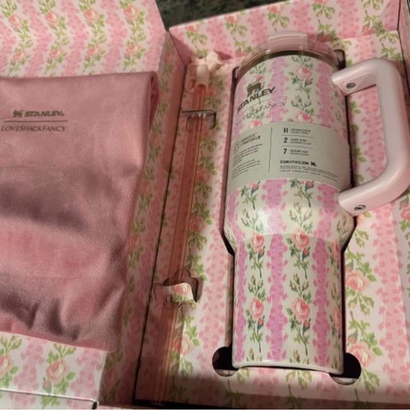 Stanley Other - Stanley Pink Floral Insulated Tumbler